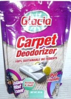 Glacia Carpet Deodorizer Island Mist Scent 20 oz New