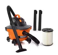 Ridgid 6 Gallon 3.5 Peak HP NXT Shop Vac Wet Dry Vacuum with General Debris Filter, Locking Hose and Accessory Attachments On Working $199