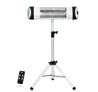 Patio Premier Adjustable Height Carbon Fiber Standing Patio Heater w/ Remote Control New In Box $229