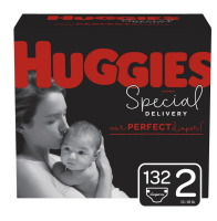 Huggies Special Delivery Baby Diapers Size 2, 132 Count / Honest Company Baby Diapers Size 2 ,152 Count New In Box Assorted