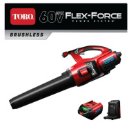 Toro Flex Force 60-Volt Max Brushless and Cordless Leaf Blower with 2.5-Ah Battery and Charger 51821 New in Box Factory Sealed $599