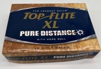 Spalding Top Flite XL Pure Distance Golf Balls, 18 Count / Pinnacle Youth Kids Golf Balls Jr Extreme Tough Distance Cut Proof Set of 15 New In Box Assorted $79