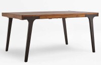 Lakin 61"-99" Teak Extendable Dining Table New in Box $2099