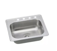 Proflo Bealeton 25 x 22 in. 4-Hole Stainless Steel Single Bowl Drop-in Kitchen Sink New In Box $299