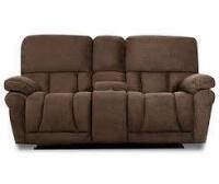 Lane Home Furnishings 59950 Stonehill Chocolate Brown Reclining Console Loveseat New in Box $999