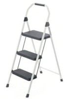 Gorilla Ladders 3-Step Compact Steel Step Stool with 225 lb. Load Capacity Type II Duty Rating (8ft. Reach Height) New $99