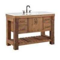 Birch Lane Bixie 48" Single Bathroom Vanity with Quartz Top New In Box $2499