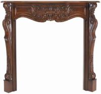 Pearl Mantels 134-48-30 Deauville Fireplace Mantel, 48-Inch, Unfinished New in Box $1899