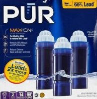 PUR PLUS Water Pitcher Replacement Filter - 3pk - PPF951K3: Reduces Odors, Filters Chlorine & Mercury, Blue / Katadyn BeFree 1L/33.8oz Water Filter Bottle 2L/min Flow Rate Thermoplastic Polyurethane Clear/Blue New In Box Assorted $79