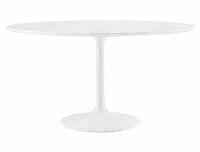 Modway Lippa 54" Mid-Century Dining Table in White, (2 Boxes) New in Box $799.99