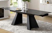 Ivy Bronx Genatile Extendable Rectangular Sintered Stone Dining Table (2 Boxes) New in Box $1499 (Similar to Picture)