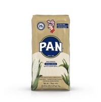 P.A.N. Whole Grain White Corn Meal – Pre-cooked Gluten Free and Kosher Flour for Areas 2.2 lb