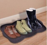 FLYOWL BOOT TRAY FOR ENTRYWAY INDOOR HEAVY DUTY SHOE MAT NEW $79.99