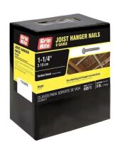 Grip-Rite #9 x 1-1/4 in. 12-Penny Bright Steel Joist Hanger Nails (5 lb.-Pack) New In Box $79.99
