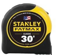 Stanley FATMAX 30 ft. x 1-1/4 in. Tape Measure / Dewalt Tough Tape 25 ft. x 1-1/4 in. Tape Measure / Assorted $89.99