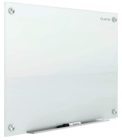 Quartet Glass Whiteboard, Magnetic Dry Erase White Board, 4' x 3', Frameless Infinity Wall Hanging Mount, Home School Supplies or Home Office Decor, New in Box $299.99