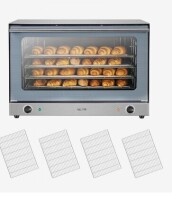 VEVOR Commercial Convection Oven, 4.24 cu.ft Countertop Oven for Full-Size Pans, Electric Convection Ovens with 4 Racks, 360&deg; Hot Air Circulation, for Bakery, Restaurant & Pizza Shop (208-240V 5000W) New in Box $1599