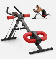 MERACH MR-2314 - Adjustable Ab Trainer Foldable Machine for Abs Workout at Home Gym - Red $299