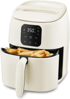 Dash Tasti-Crisp&trade; Digital Air Fryer &ndash; 2.6 Quart Small Compact Mini Air Fryer for French Fries, Nuggets & More, 1-2 People, Auto Shut Off, Adjustable Temp, Dishwasher Safe Parts - Cream New In Box $199
