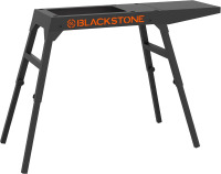 BLACKSTONE 5013 Collapsible 17&rdquo; and 22&rdquo; Tabletop Griddle Stand with Adjustable Legs and a Removable Side Shelf, Powder Coated Steel, Black New In Box $299