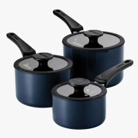 Tramontina Aluminum Non Stick Sauce Pan 6 Pc Nesting Set New In Box $199