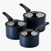 Tramontina Aluminum Non Stick Sauce Pan 6 Pc Nesting Set New In Box $199