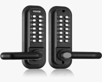 Stellweilan Tessberg Mechanical Keyless Entry Door Lock, 14 Digit Keypad, Double-sided Embedded Outdoor Gate Door Locks Set with Handle and Keypad, Water-proof Zinc Alloy, Easy to Install, for Yard, Garden, Garage New In Box $199