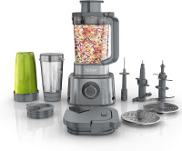 Ninja Blender & Food Processor Combo, Foodi Power Blender System for Smoothies, Bowls, Spreads & Shakes, 6 Functions, 72-oz Pitcher, To-Go Cups, Silver, SS401 On Working $299