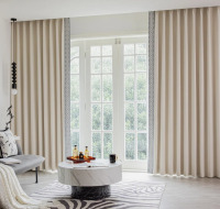 Visionary Home Annabelle Cotton Blend Blackout Curtain Pair, 52" x 108" $199