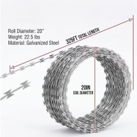 Loheer 325-ft Galvanized Single Strand Barbed Wire Fence Roll for Garden Security New In Box $199