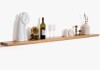 Ebern Designs Carsin Irregular Reclaimed Elm Floating Wall Shelf, 1.38" H x 72" W x 8" D New In Box $299