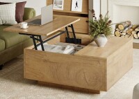 Ebern Designs 31.5'' Lift Top Coffee Table with Block Base New In Box $299