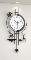 Millwood Pines 30 Inch Modern Minimalist Wall Clock For Living Room - Elegant Silent Non-Ticking Decorative Clock With High-Quality Finish New Shelf Pull $299
