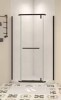 Xspracer Moray 36 in. W x 72 in. H Pivot Frameless Shower Door in Matte Black Finish with Clear Glass New In Box $799