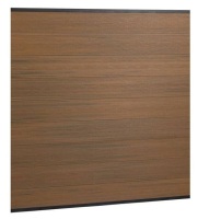 Mondaria 6ft. x 6ft. Composite Privacy Fence-Grained Finish -Brown New In Box $599