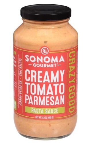 Sonoma Gourmet Creamy Tomato Parmesan Pasta Sauce - 24.5 oz New Best by 11/2028