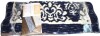 TOWN & COUNTRY EVERYDAY Walker Damask Medallion Everwash Washable Multi-Use Decorative Rug with Non-Slip Backing, Navy Blue, 24"x72" New $99 - 2