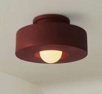 Ebern Designs 1-Light Resin Semi Flush Mount Ceiling Light $199