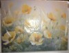 Red Barrel Studio&reg; White Yellow Buttercups Romantic Impression II - Floral Metal Wall Decor, 30" x 40" New In Box $199 - 2