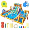 Neche 240" Large Inflatable Water Slide with Blower, Neche Blow Up Pool for Kids Outdoor Play, Backyard Slip and Slide New in Box $799