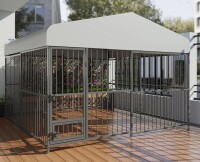Tucker Murphy Pet 10X10x6 FT Dog Kennel Outdoor, Heavy-Duty Metal Dog Playpen for Large & Medium Dogs, Dog Crate Enclosure with Waterproof UV-Resistant Cover, Secure Lock & Easy Assembly New in Box $599