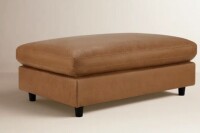 Joss & Main Fleetwood 45" Genuine Leather Rectangle Ottoman $799