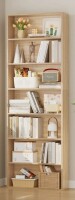 Zipcode Design Idlewild 82.5'' H Standard Bookcase, 7-Tier Open Bookcase in Natural New Open Box $399