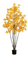 Nearly Natural 6' Autumn Oyama Magnolia Artificial Fall Tree (T4736) New In Box $199
