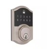 Defiant Castle Satin Nickel Compact Touch Electronic Single Cylinder Deadbolt $99