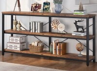 17 Stories Jeyden 70.87" W Manufactured Wood Top Console Table with Metal Frame New in Box $399