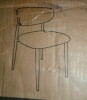 Colamy Beige Mid-Century Modern Upholstered Dining Chair with Metal Frame New Open Box $299 - 2