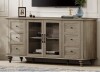 Sand & Stable Scarlett 57.9" W Solid and Manufactured Wood TV Stand New in Box $499