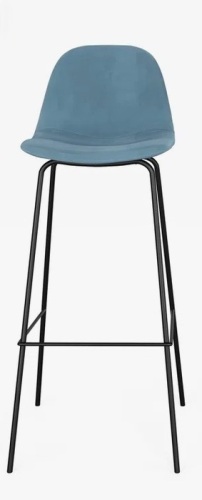 AllModern Kody Upholstered Bar & Counter Stool in Ocean New Shelf Pull $399