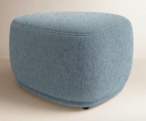 Joss & Main Adna 26.5'' Triangular Upholstered Ottoman New in Box $399